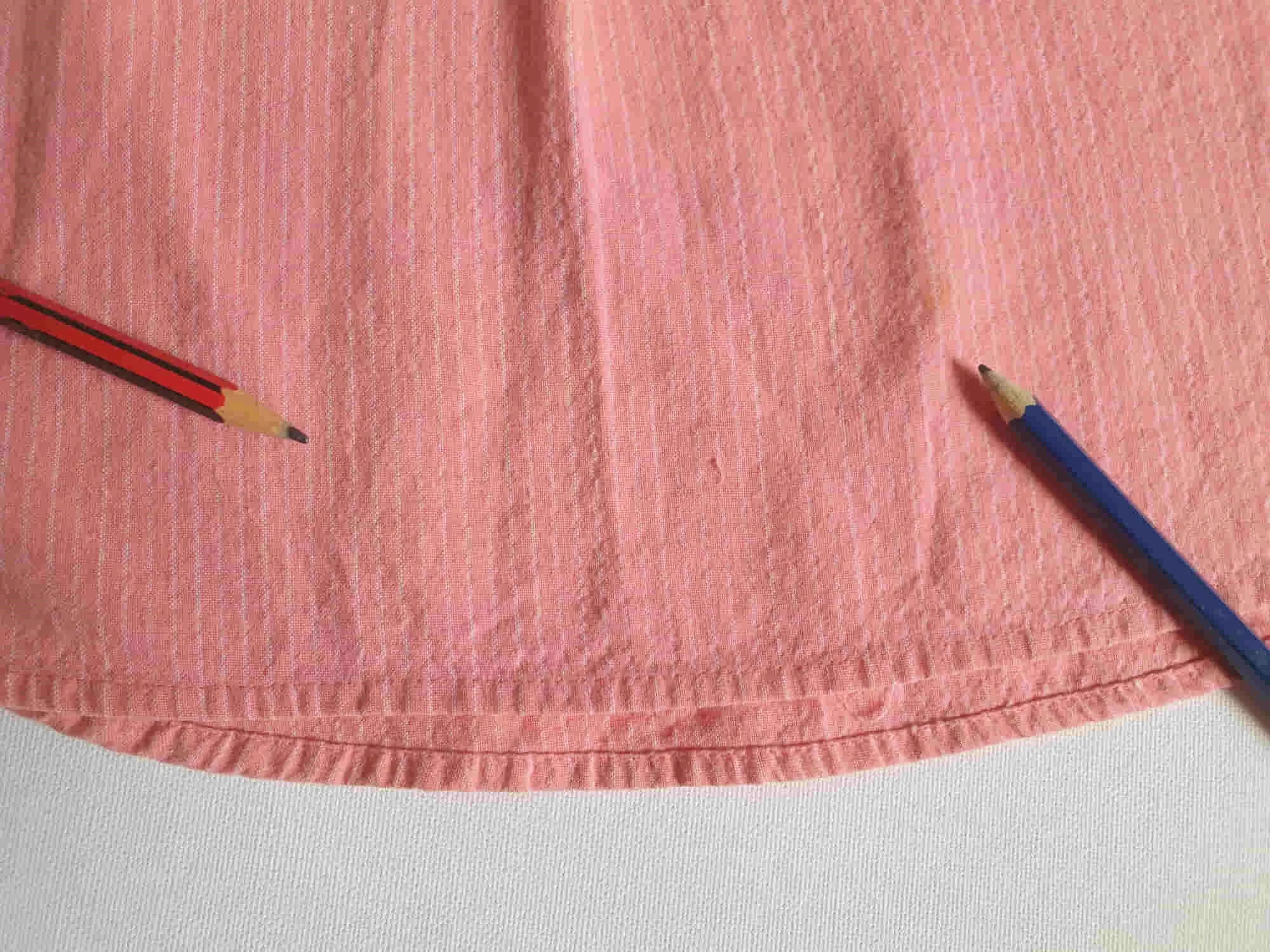 1980s Pink Cotton Band Neck Pullover Shirt by JP Compagno - Chest 102 cm