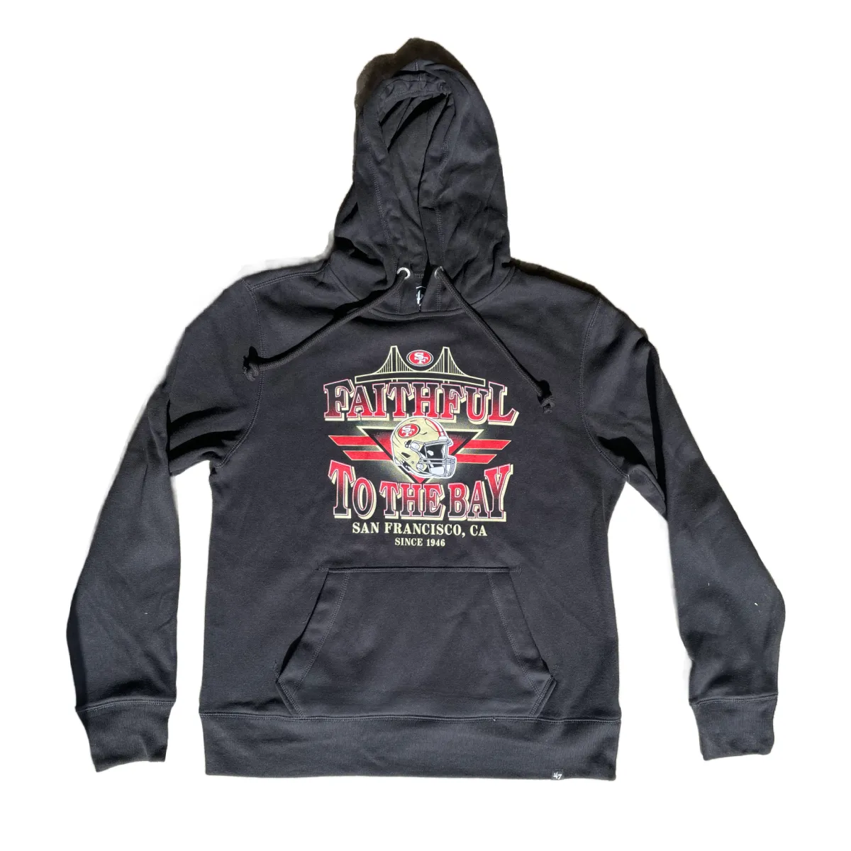 47' Brand Men's San Francisco 49ers Faithful To The Bay Hoodie-Black