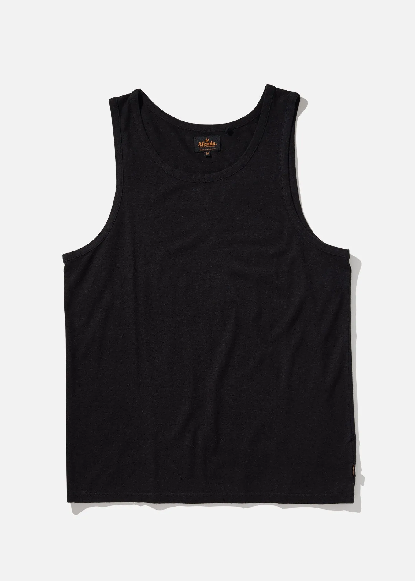 Afends Mens Classic - Hemp Singlet - Black