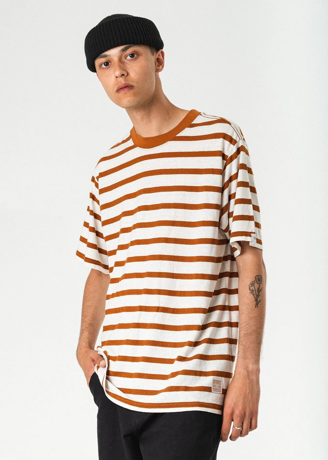 Afends Mens Diggers - Hemp Retro Fit Tee