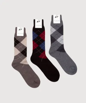 Argyle Wool Socks