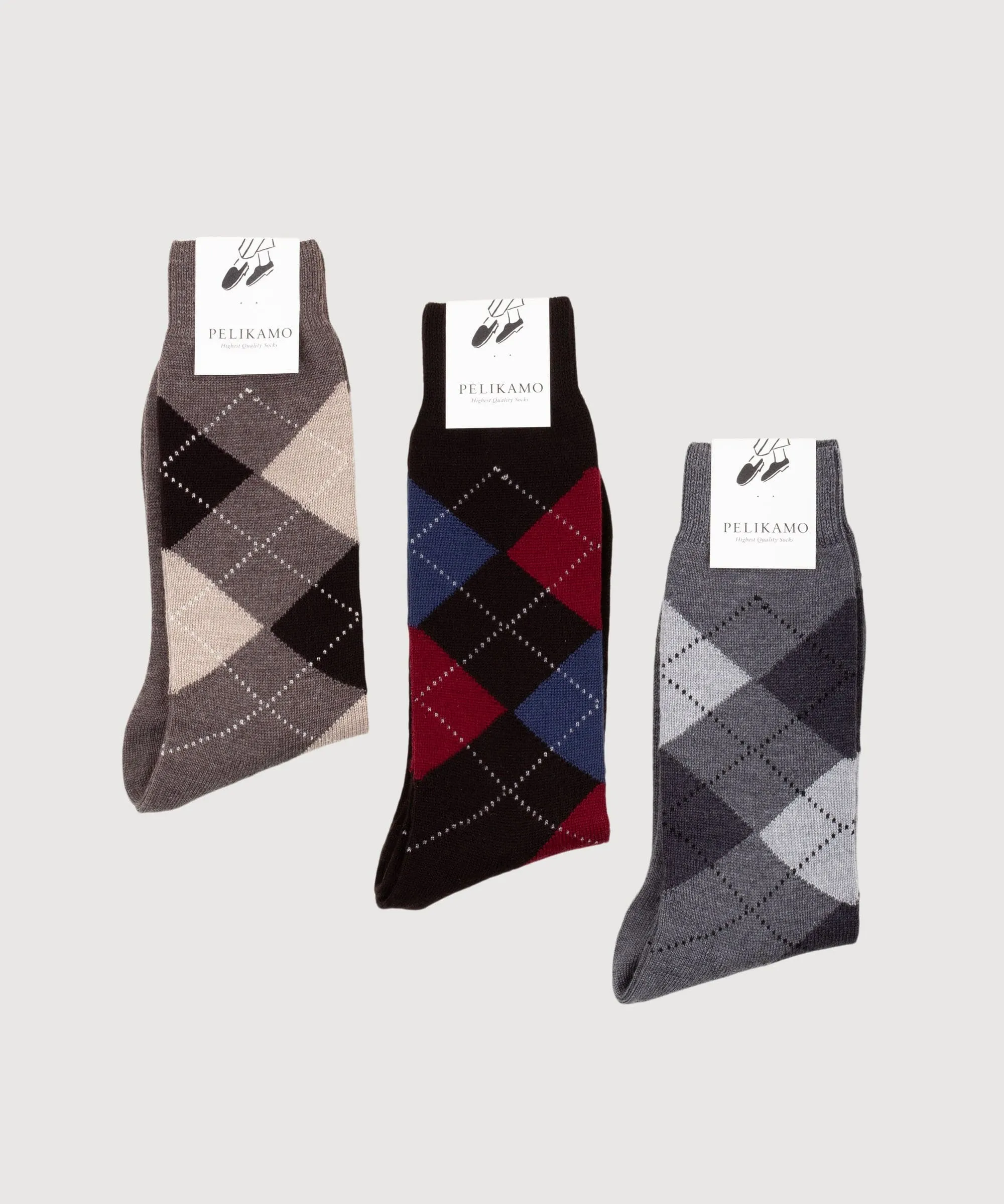 Argyle Wool Socks