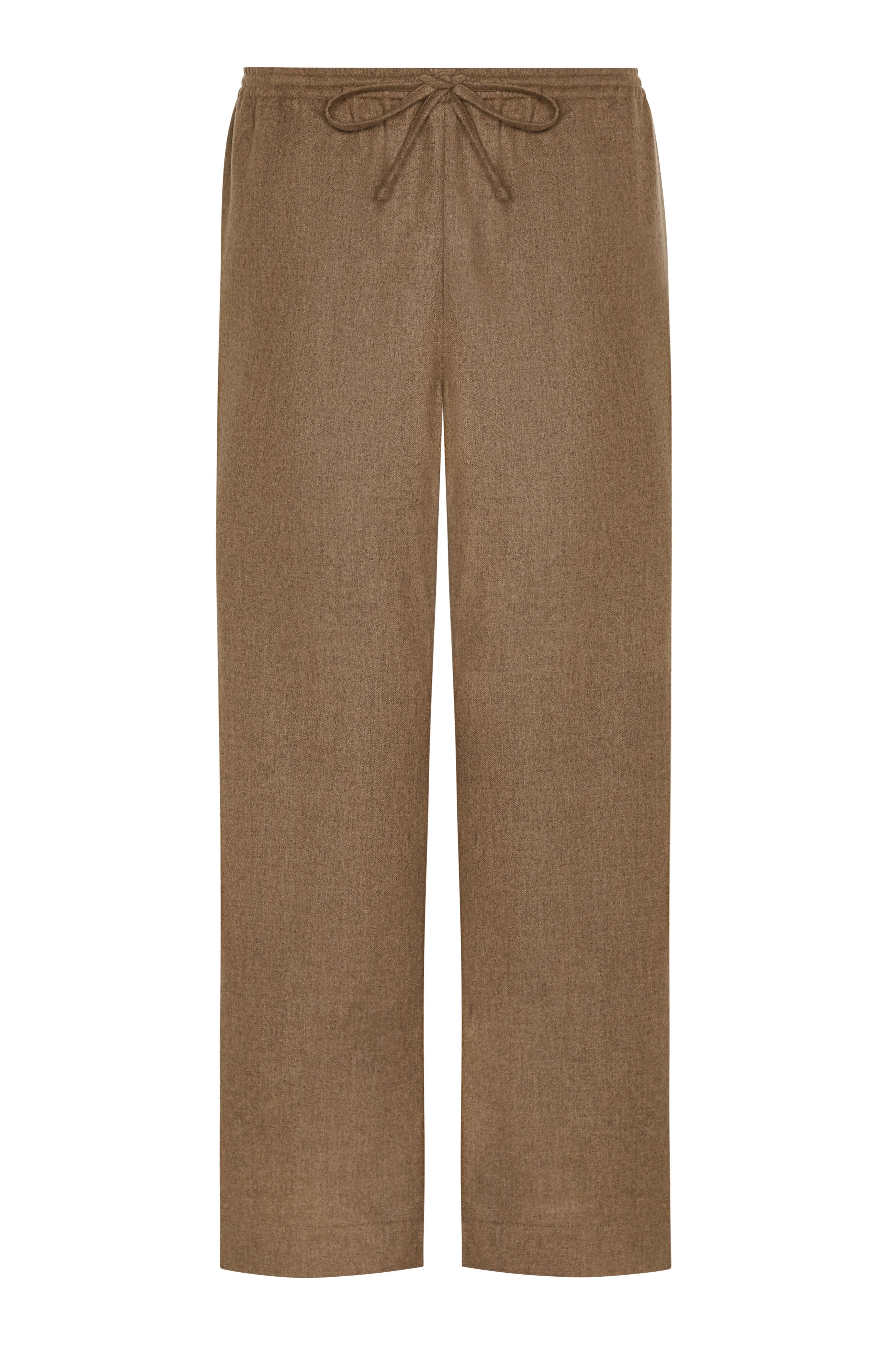 Aurelia Trouser Camel Wool Flannel