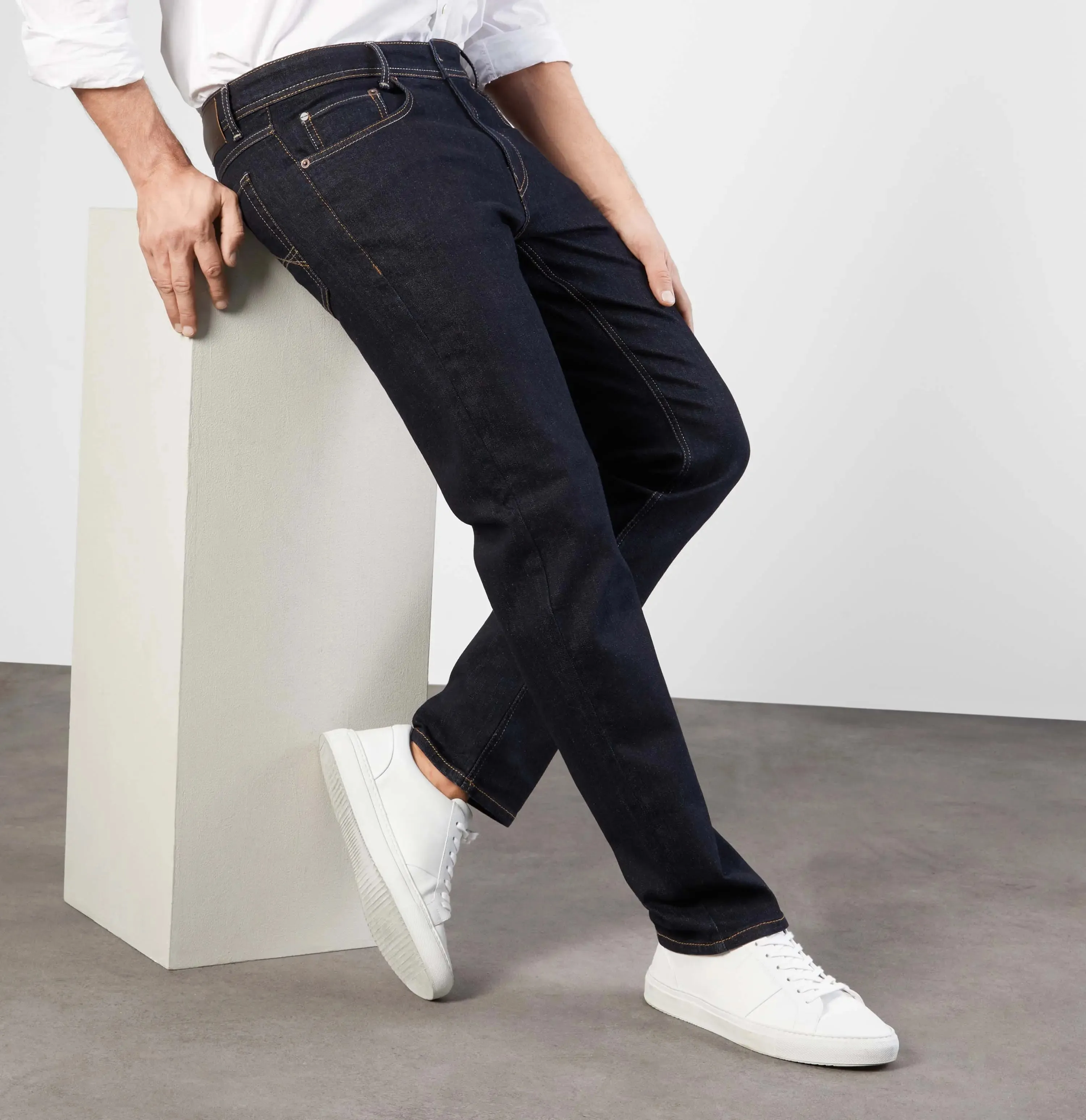 Authentic Dark Arne Denim Jeans - Navy