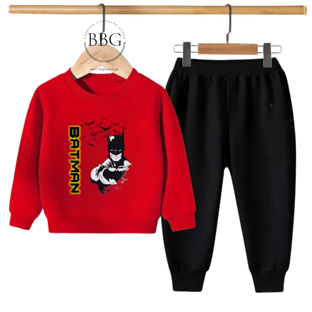 BATMAN PRINTED SWEATSHIRT SET