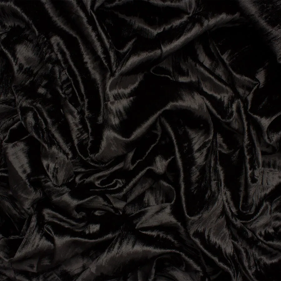 Black Crushed Velvet