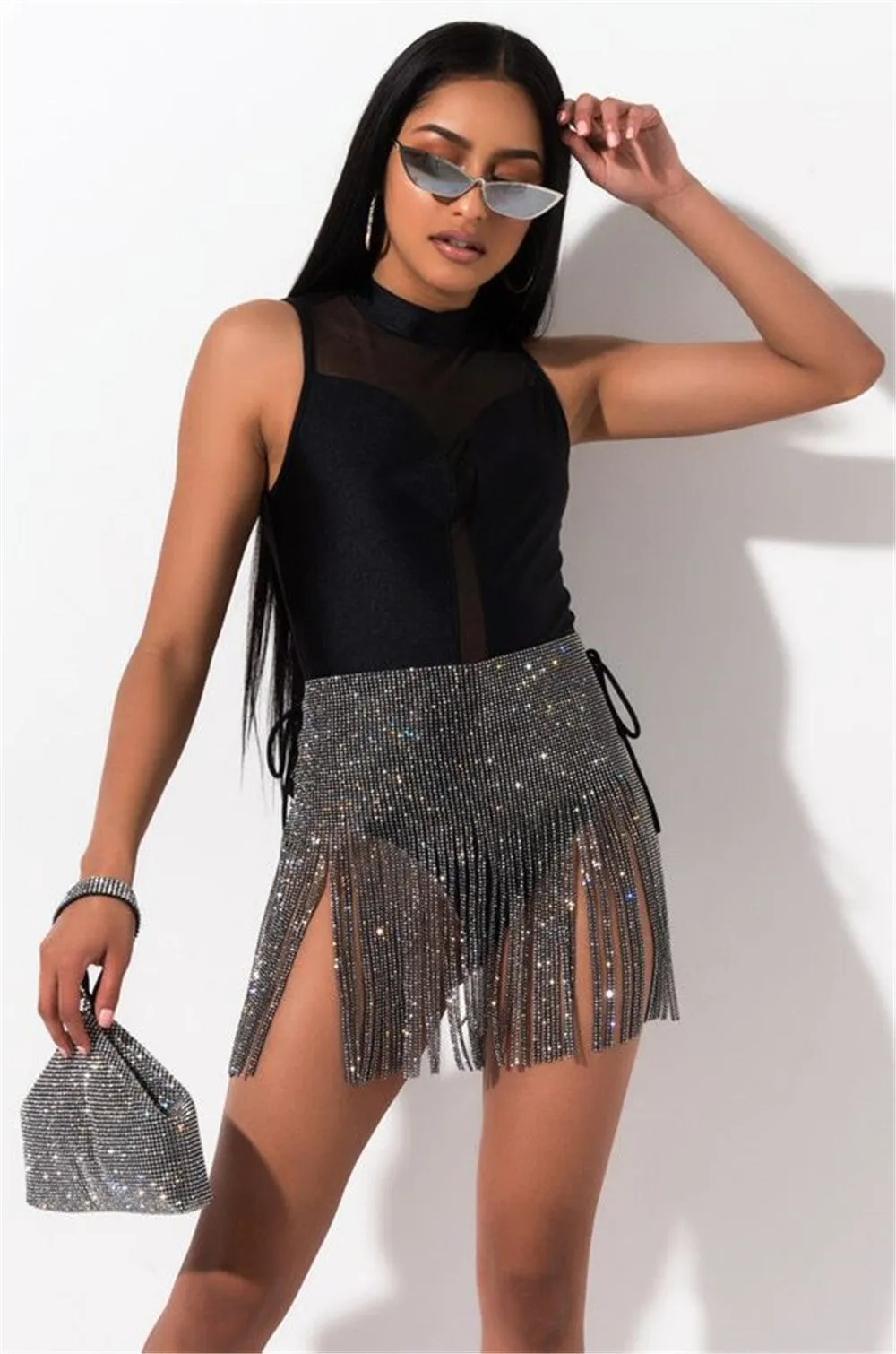 Bling Strap Skirt