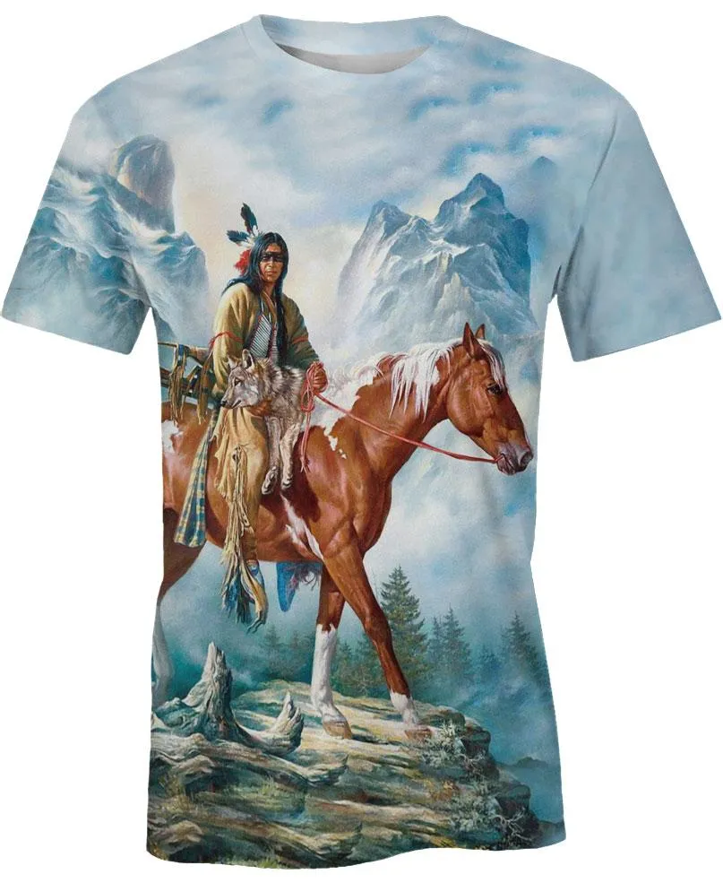 Brown Native Horse 3D Hoodie WCS