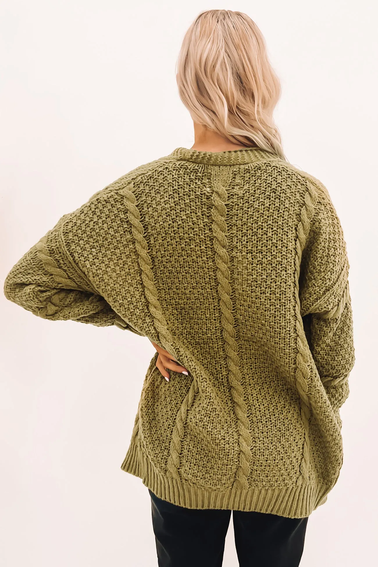 Brydie Cardigan Green