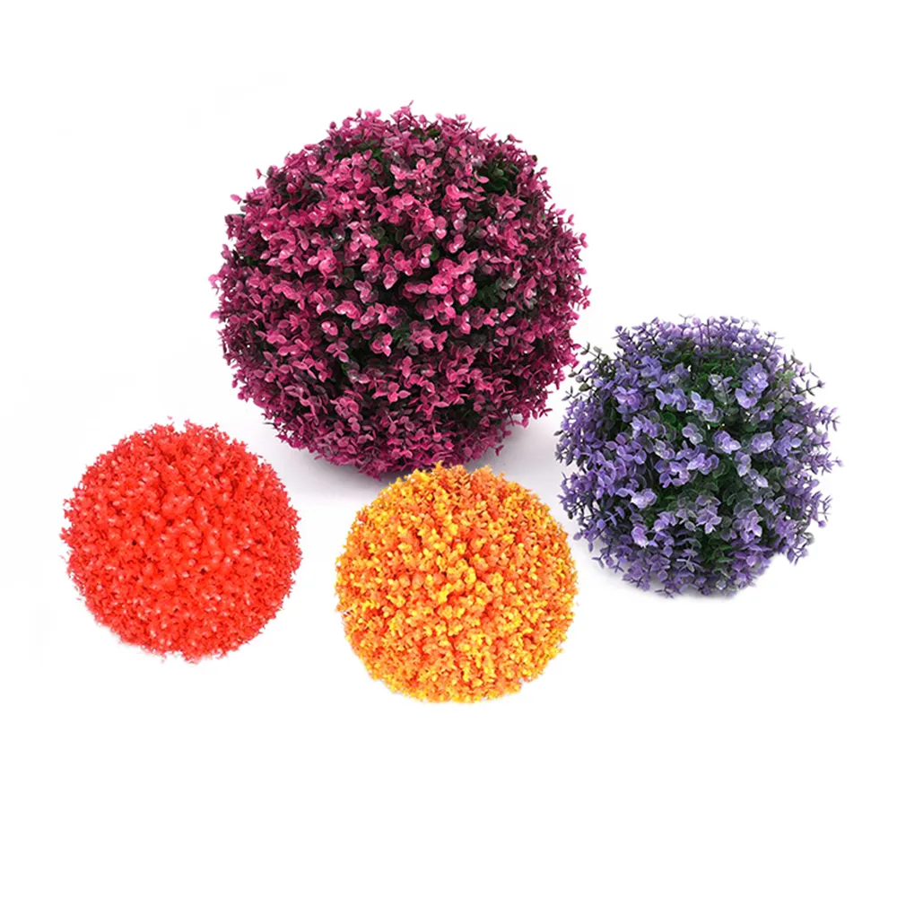 Bulk 10 Pack Assemble Plants Spheres Boxwood Topiary Ball for Outdoors Fall and Winter Decor Wholesale