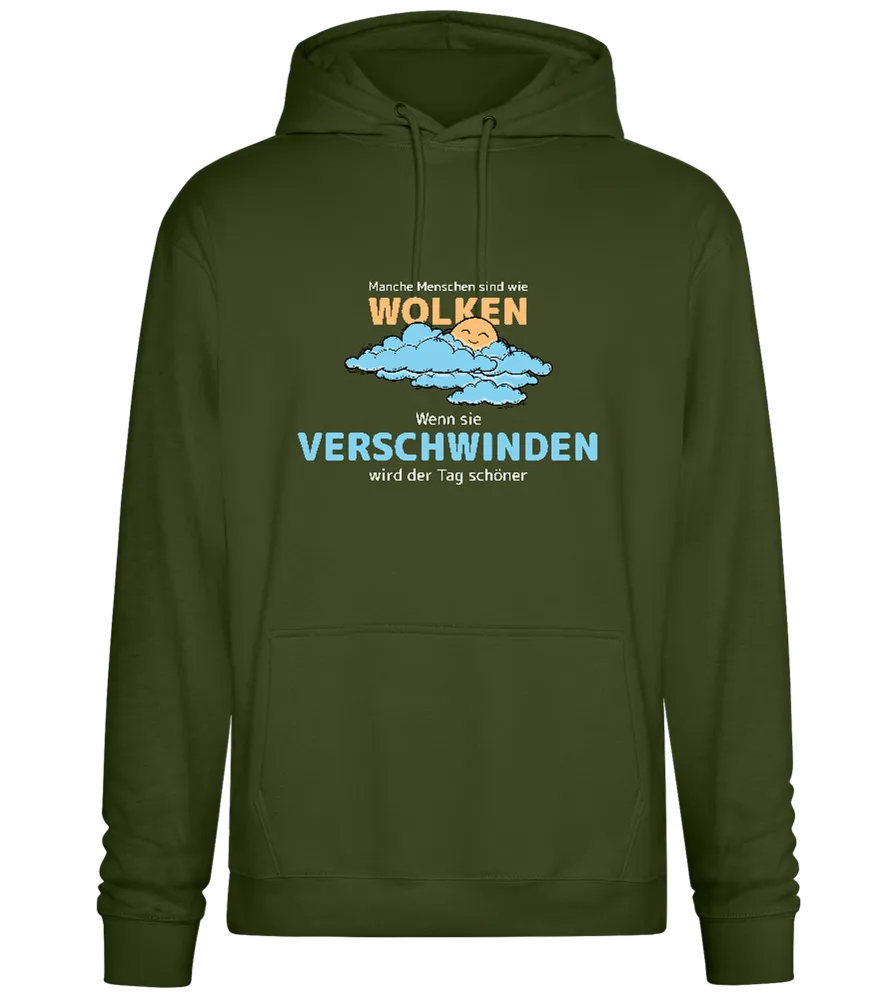 Bye Bye Clouds Design - Premium Essential Unisex Hoodie