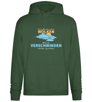 Bye Bye Clouds Design - Premium Essential Unisex Hoodie