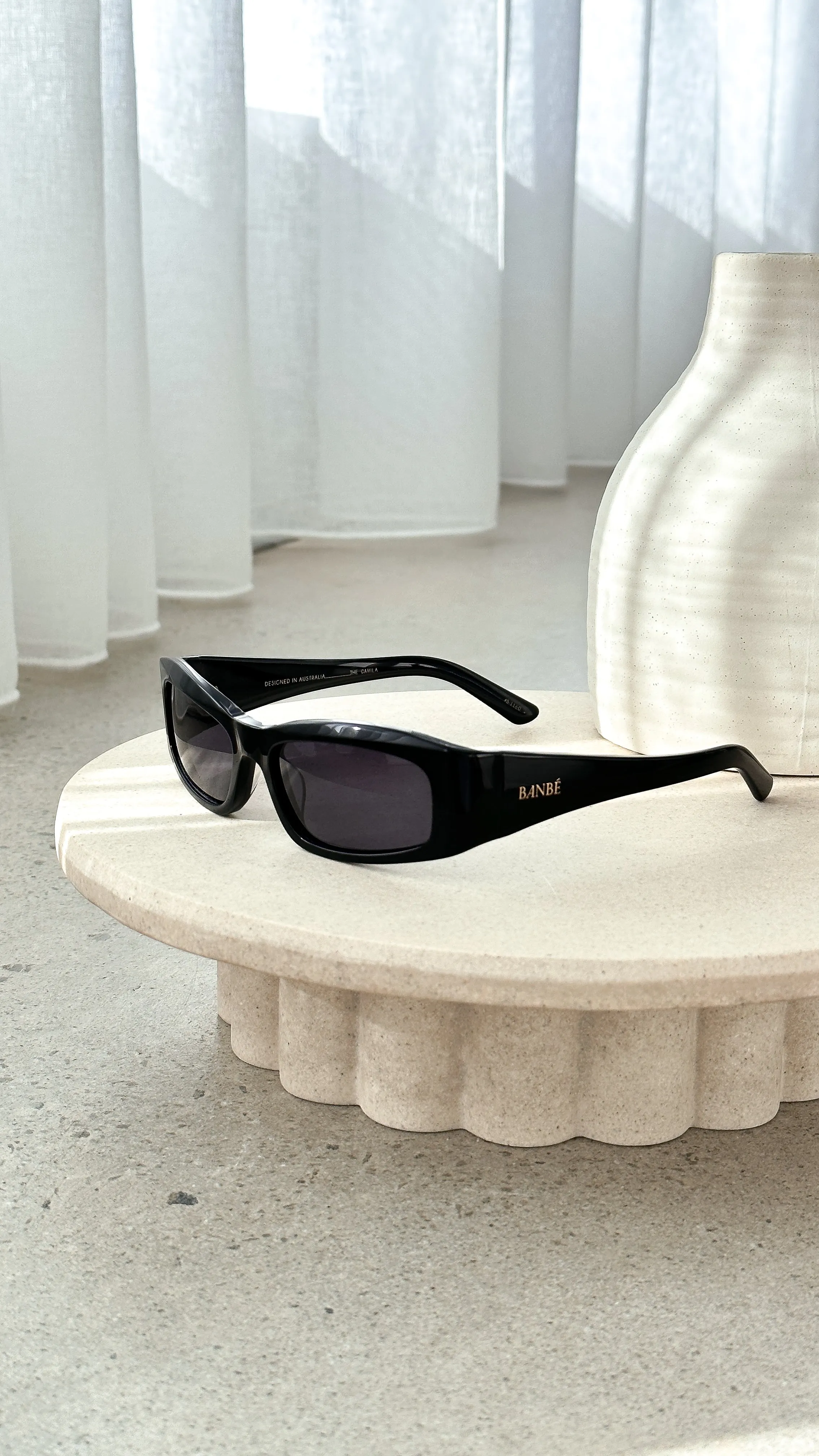 Camilla Sunglasses - Jet Black