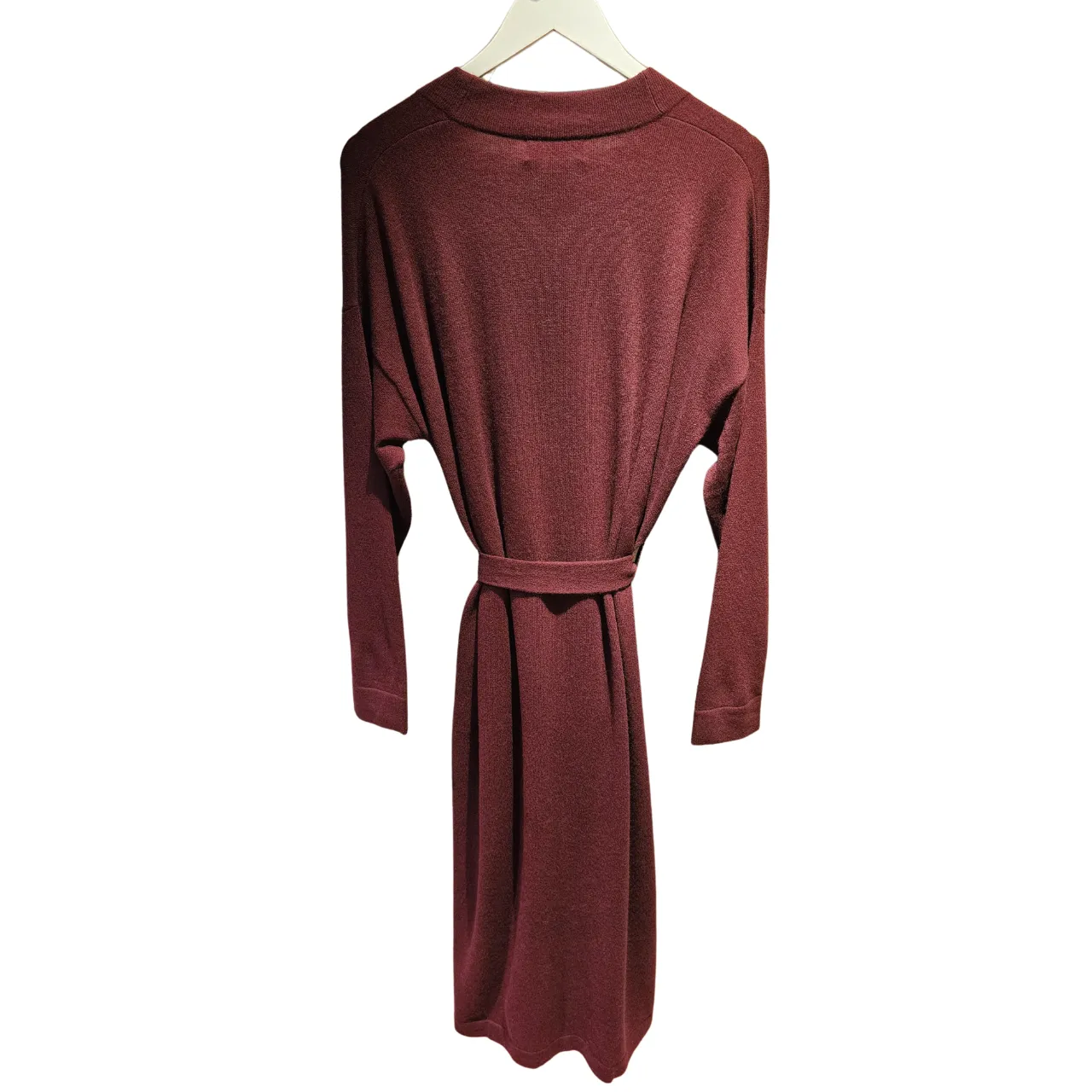 Cashmere Dressing Gown in Mulberry