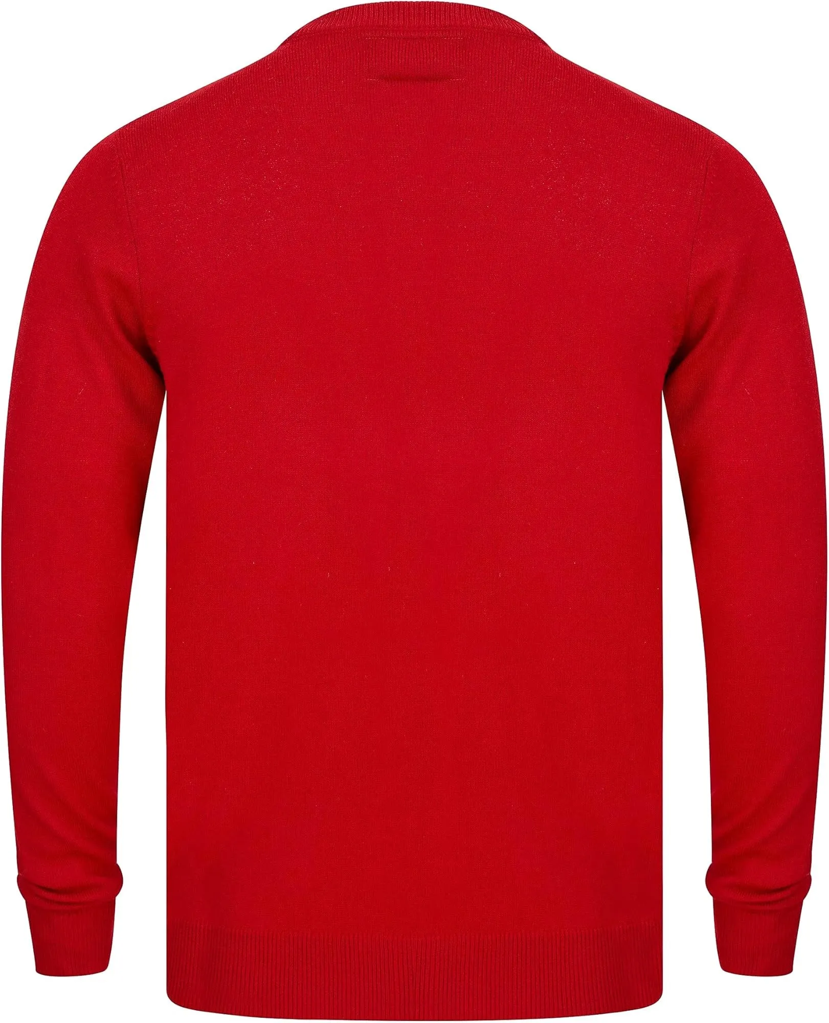 Christmas Fork Me Mens Christmas Jumper - Red