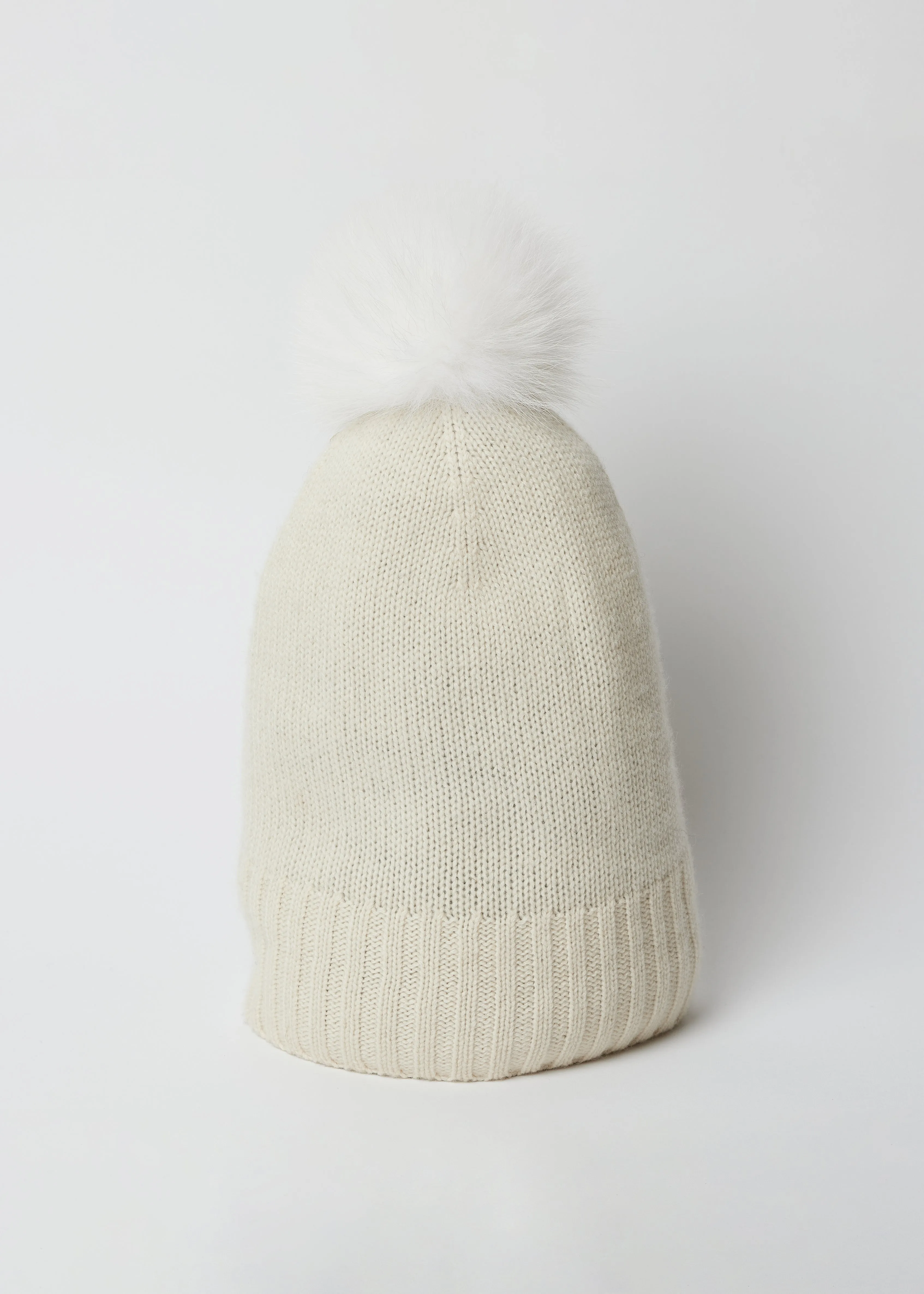 Classic Cashmere Slouchy Cuff Beanie