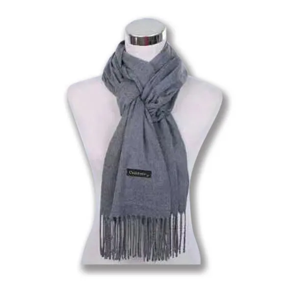 Couthie Plain Coloured Dark Grey Scarf (CS16)