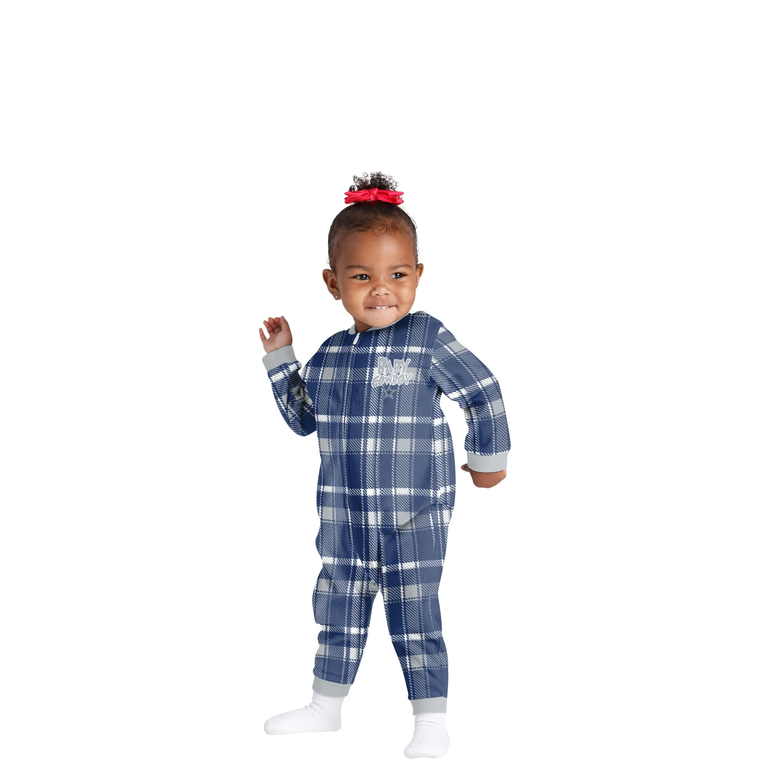 Dallas Cowboys NFL Plaid Family Holiday Pajamas