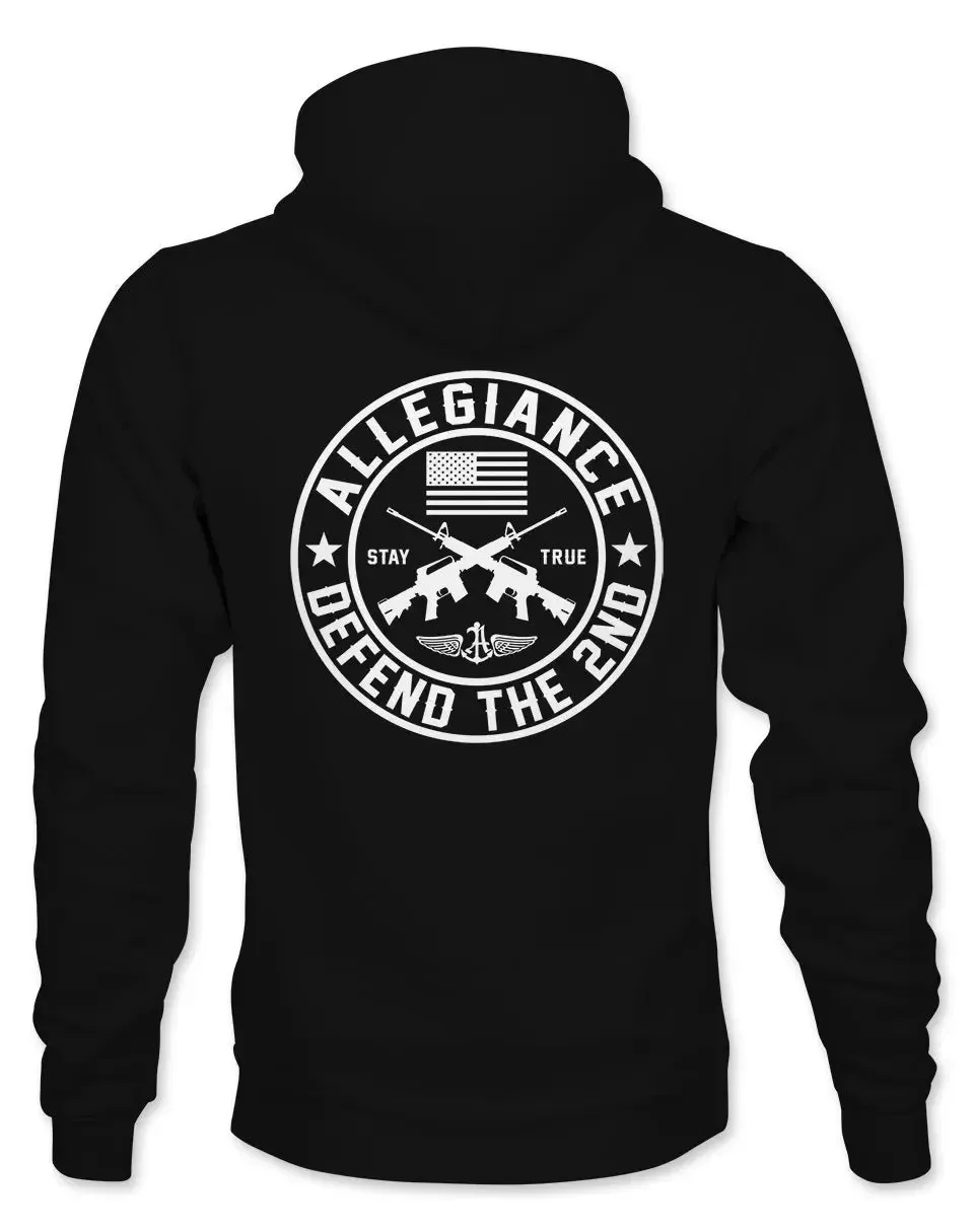 Defend the 2nd Zip Up Hood