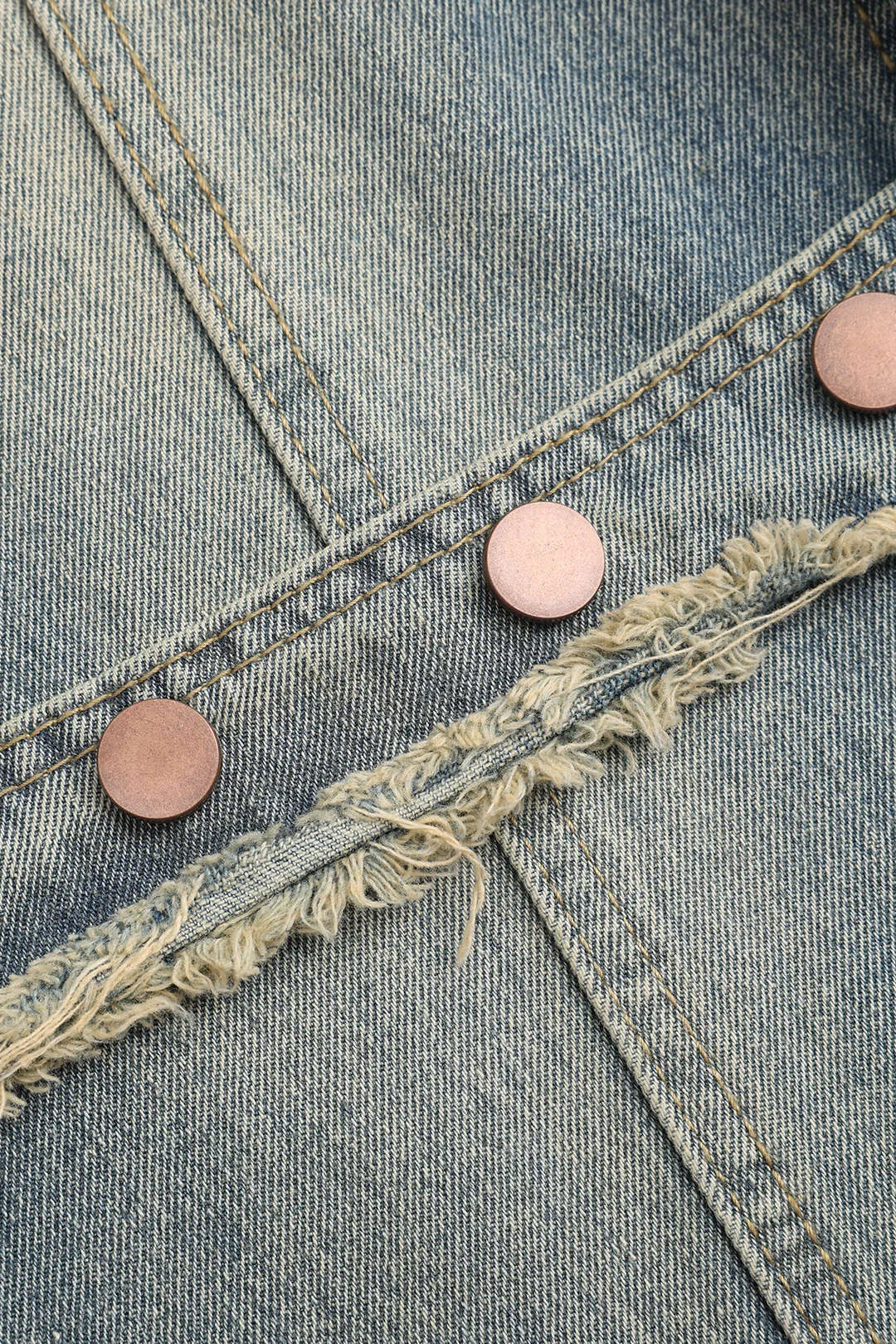 Denim Button Pocket Jeans