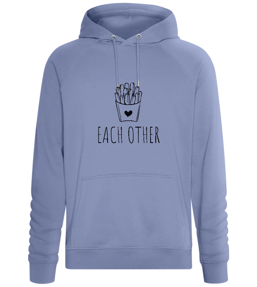 Each Other Fries Design - Comfort unisex hoodie