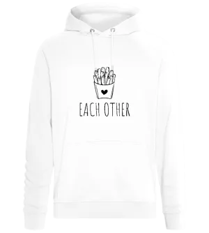 Each Other Fries Design - Comfort unisex hoodie