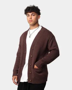 EN ES Caesar Cardigan Dark Brown