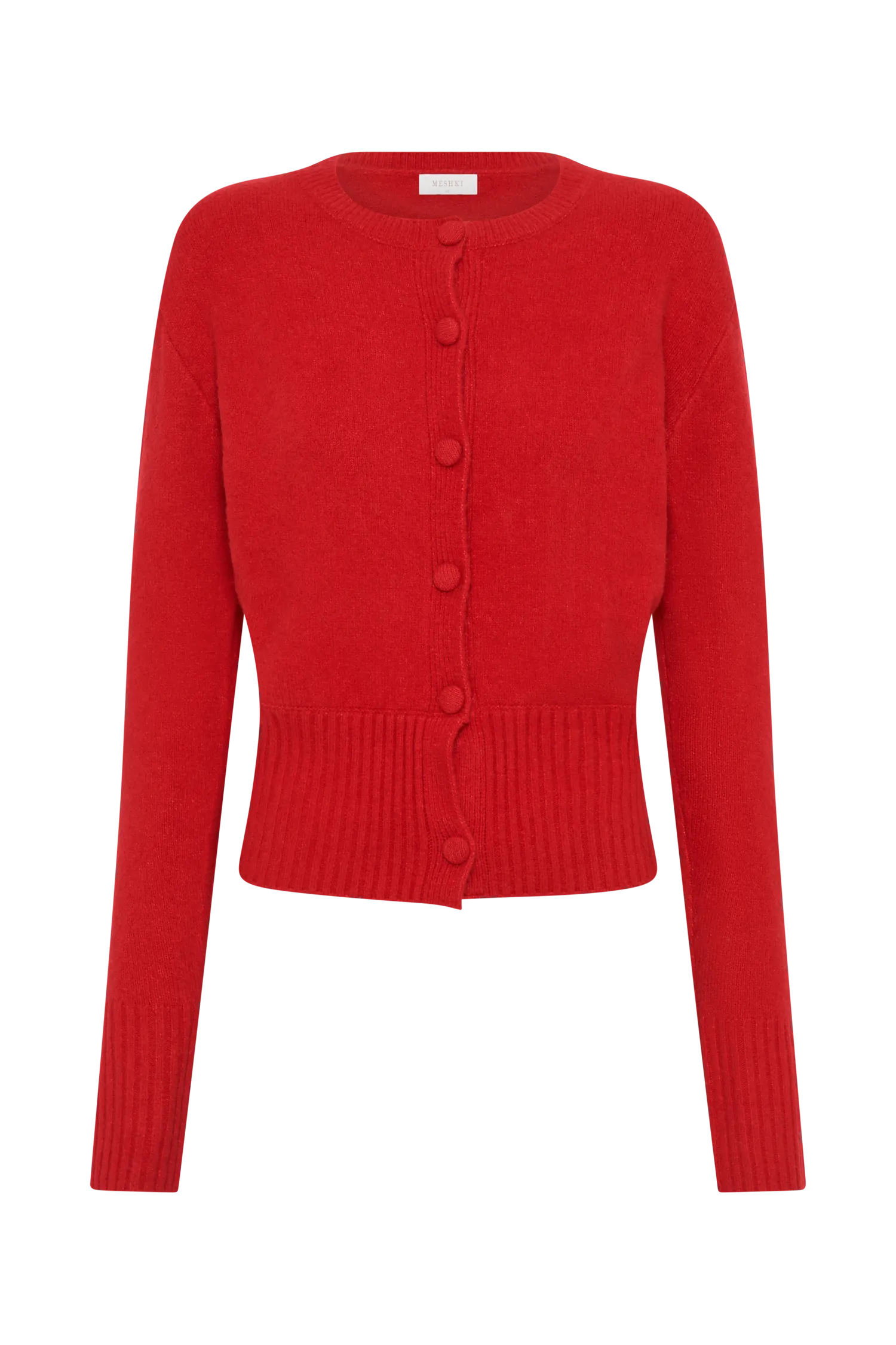 Genevieve Oversized Knit Cardigan - Ruby