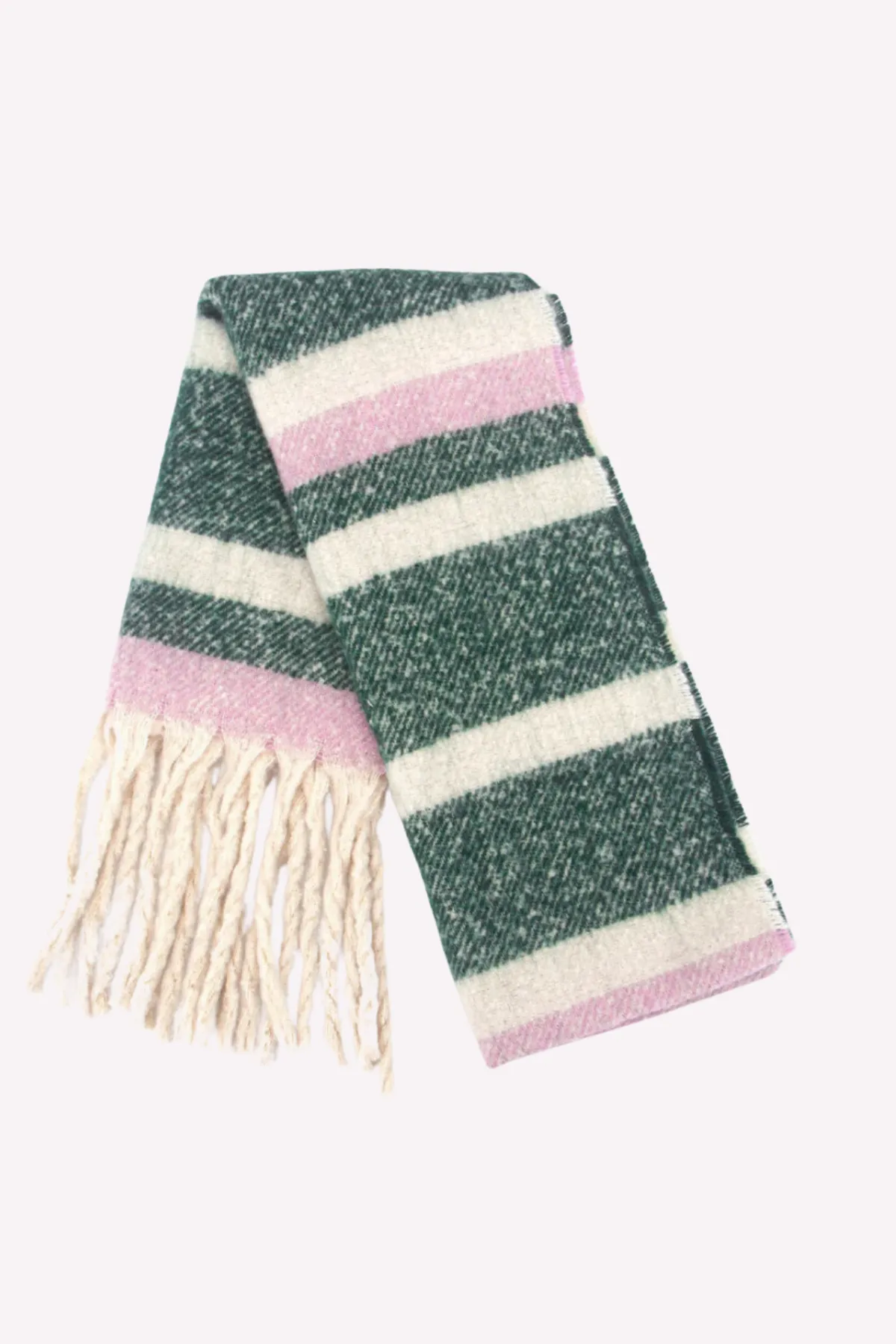 Green Stripe Scarf