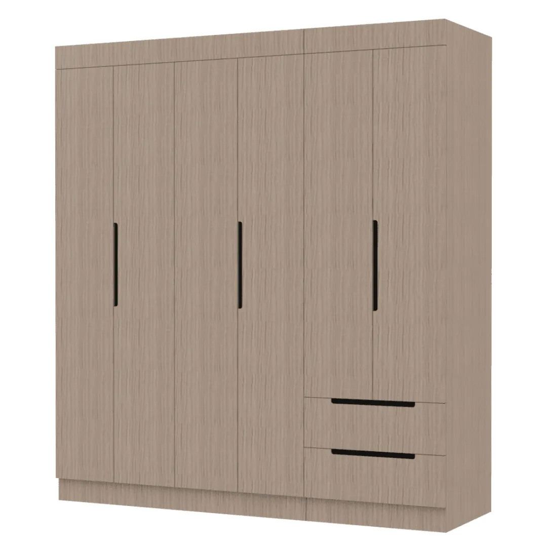 Harrison 6 Door Open Wardrobe