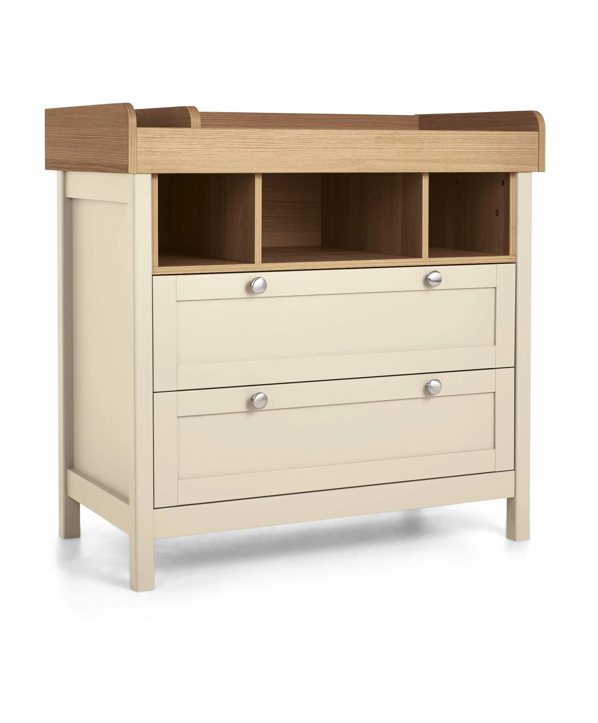 Harwell 3 Piece Cotbed Range with Dresser Changer & Wardrobe - Cashmere