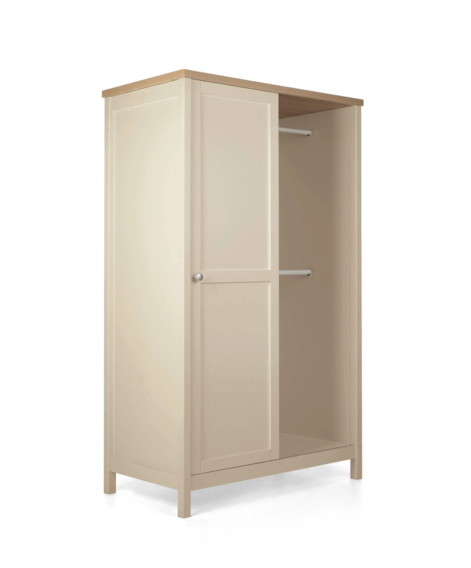 Harwell 3 Piece Cotbed Range with Dresser Changer & Wardrobe - Cashmere