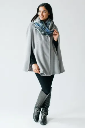 High Street Swing Cape - Silver