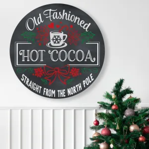 Hot Chocholate Christmas Metal Sign