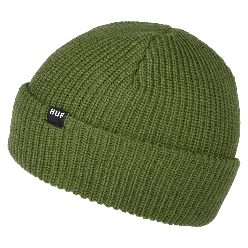 HUF Usual Fisherman Beanie Hat - Olive