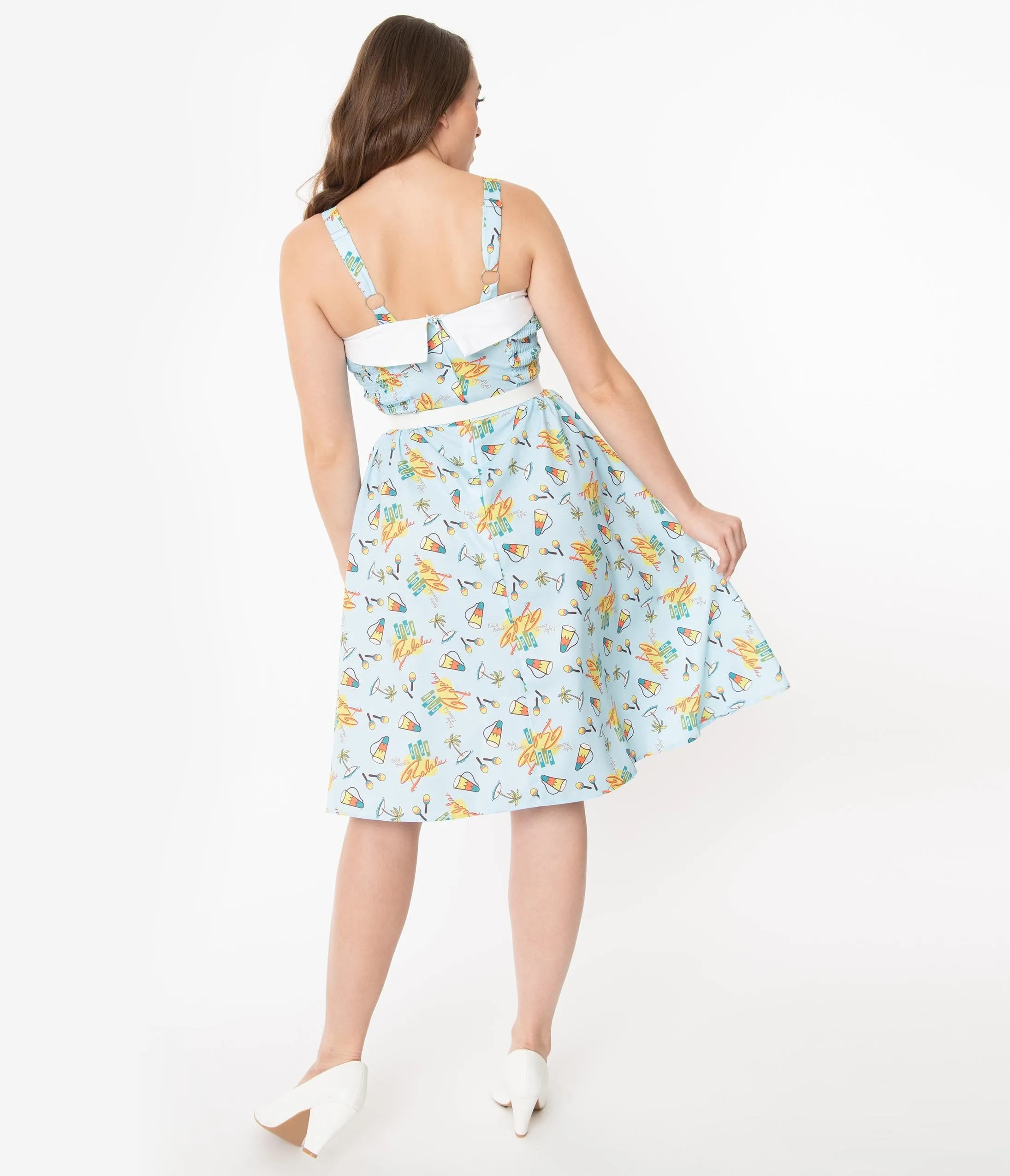 I Love Lucy x Unique Vintage Club Babalu Rachel Swing Dress