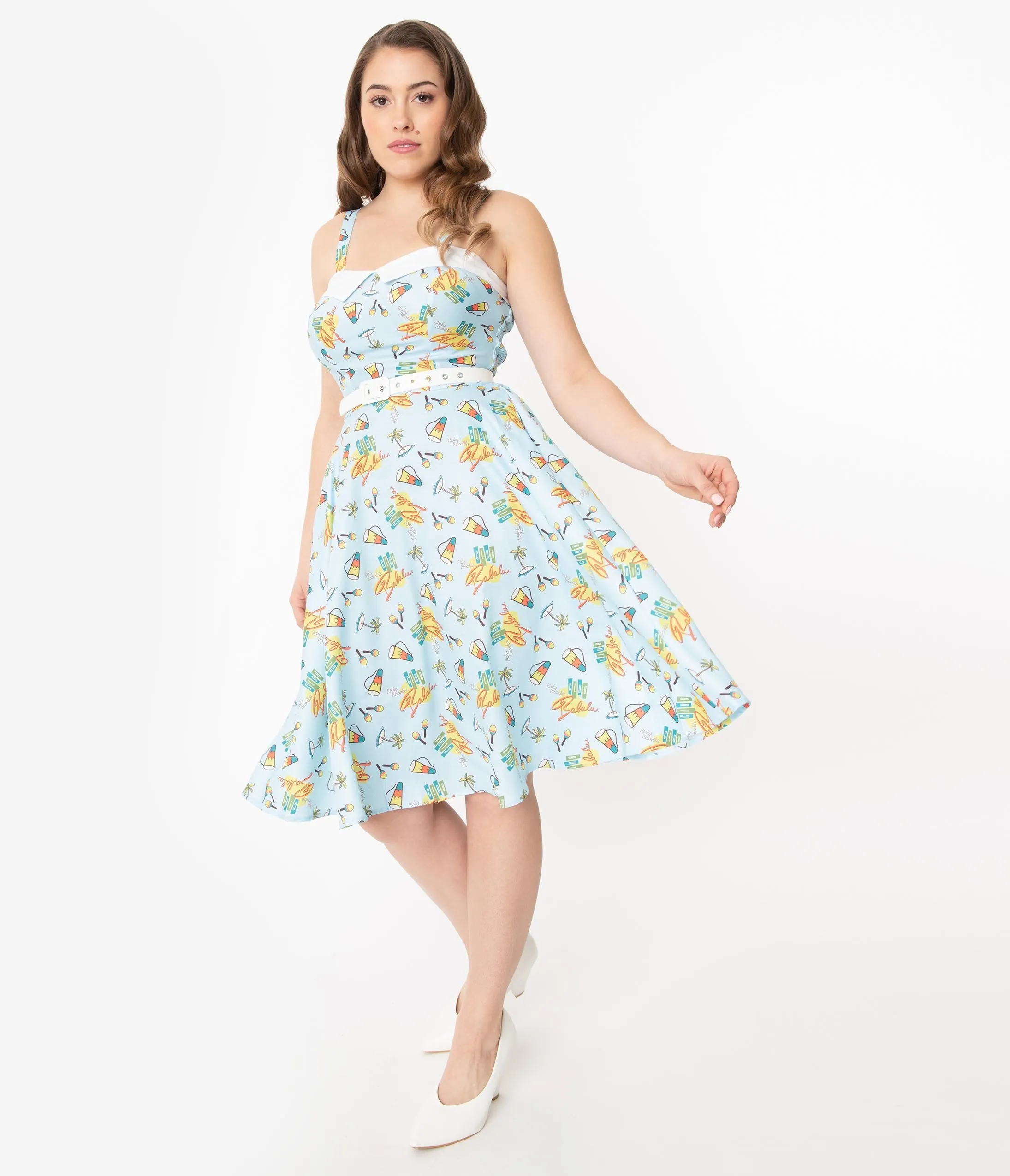 I Love Lucy x Unique Vintage Club Babalu Rachel Swing Dress