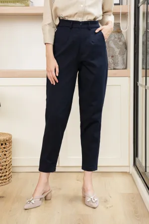 Ivy Ankle Pants Naval Blue