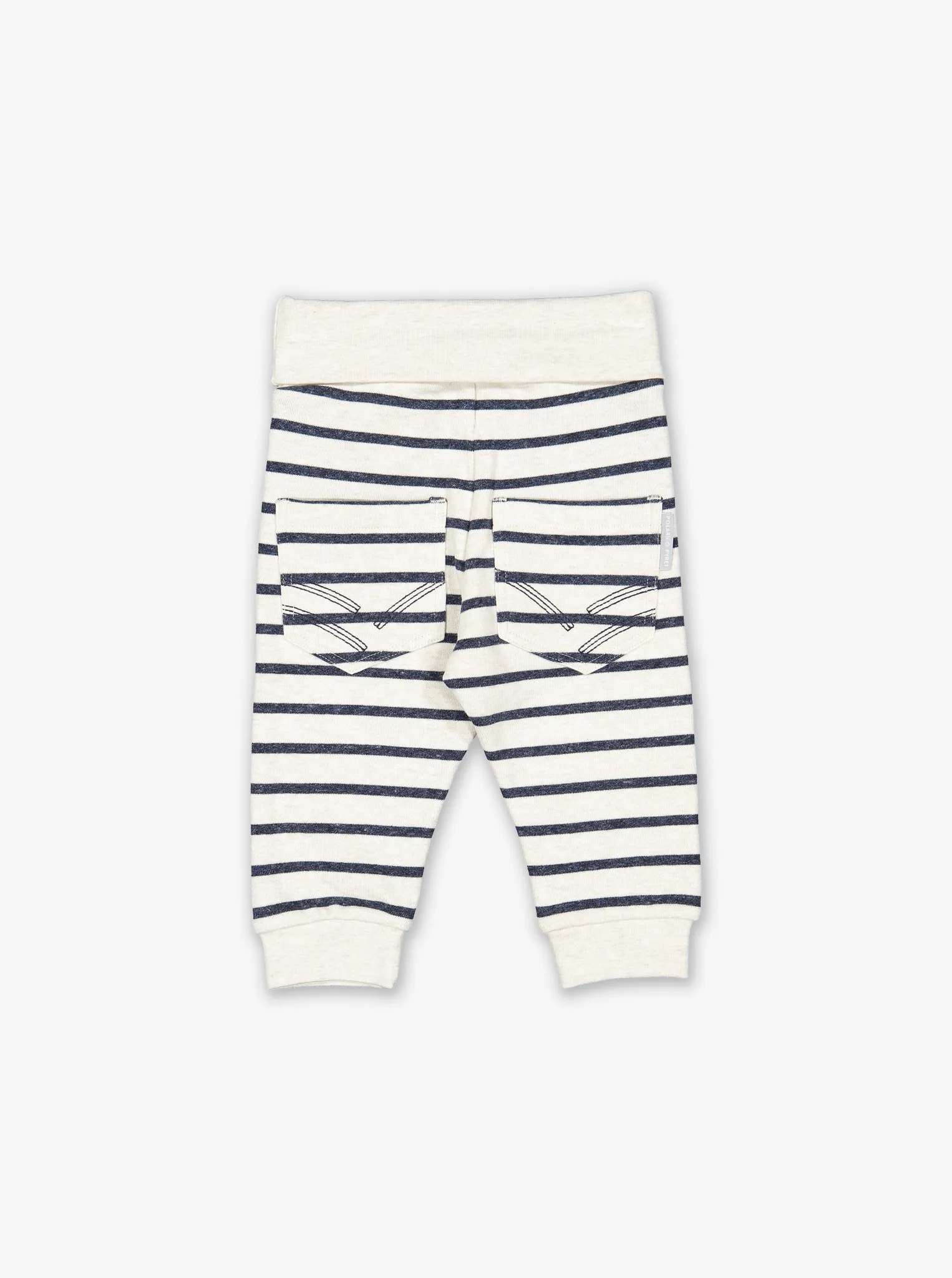 Knee Patch Stripe Baby Trousers