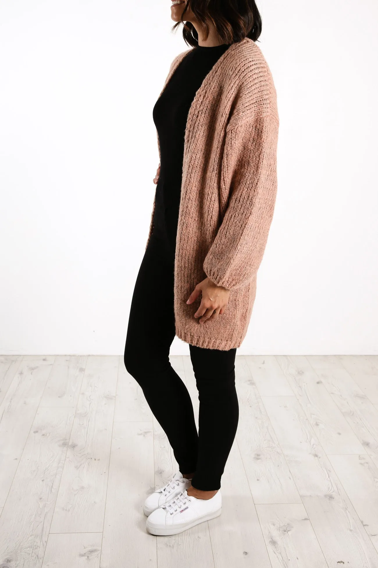 Lilia Knit Cardigan Apricot