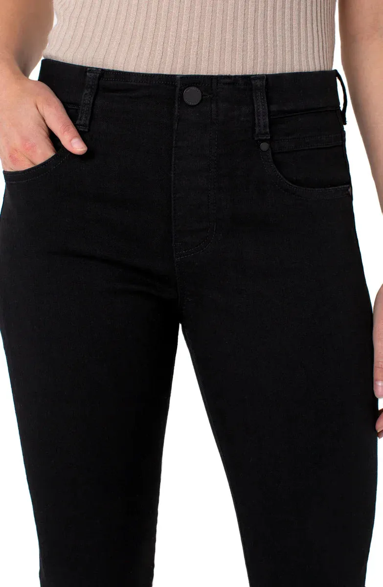 LIVERPOOL GIA GLIDER SKINNY JEANS - BLACK RINSE