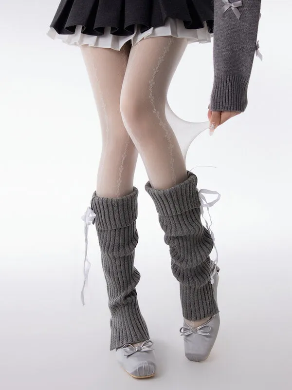 Lolita ballet ribbon tights