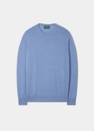 Melfort Cashmere Jumper in Ocean - Regular Fit