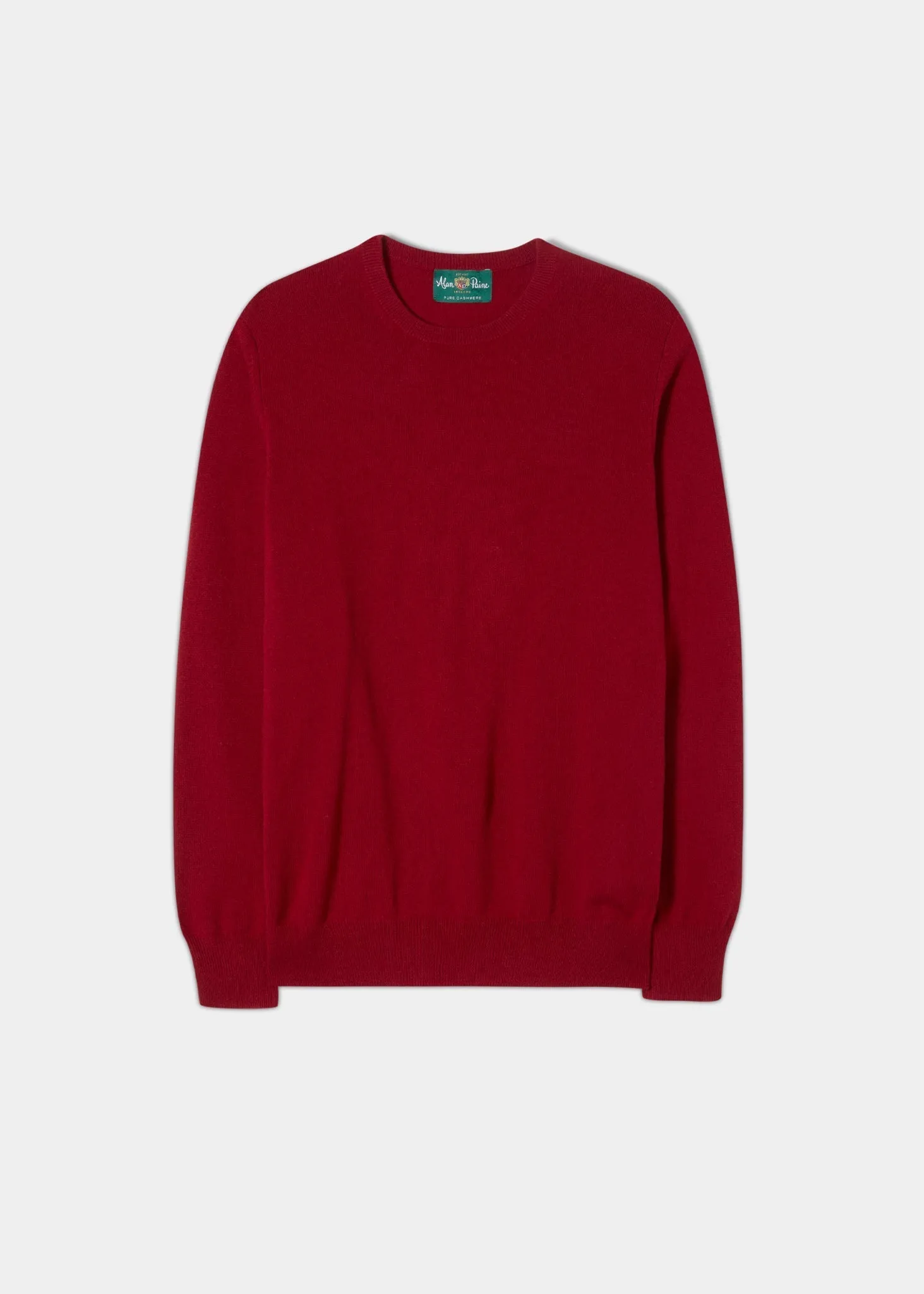 Melfort Cashmere Jumper in Ruby - Regular Fit