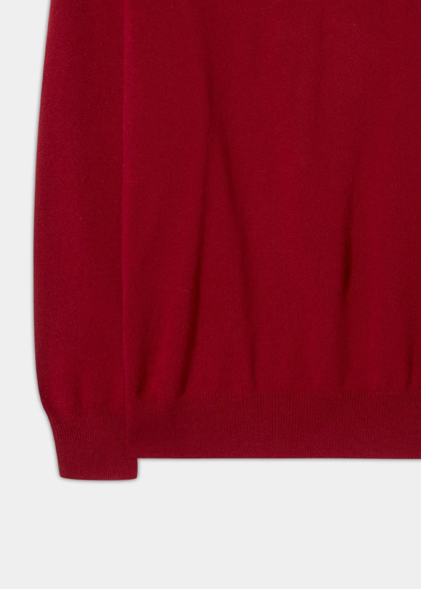 Melfort Cashmere Jumper in Ruby - Regular Fit