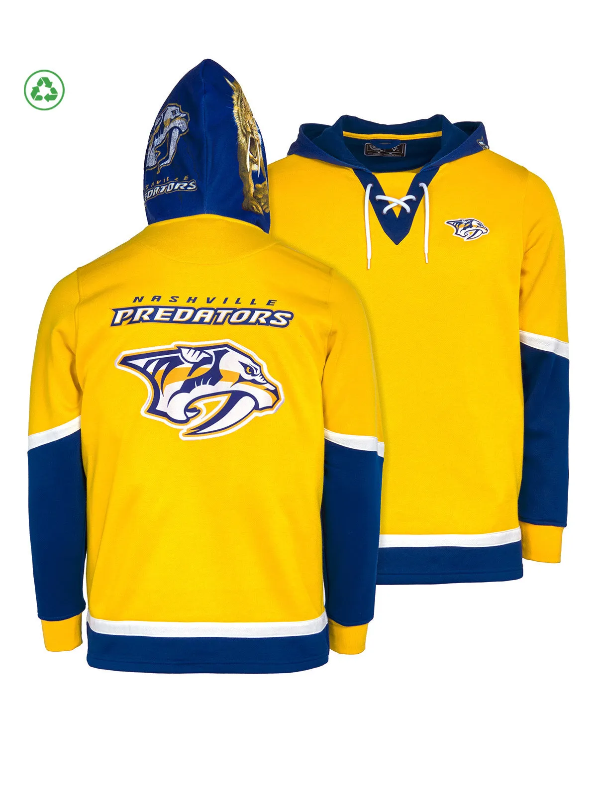 Nashville Predators Lace-Up Hoodie