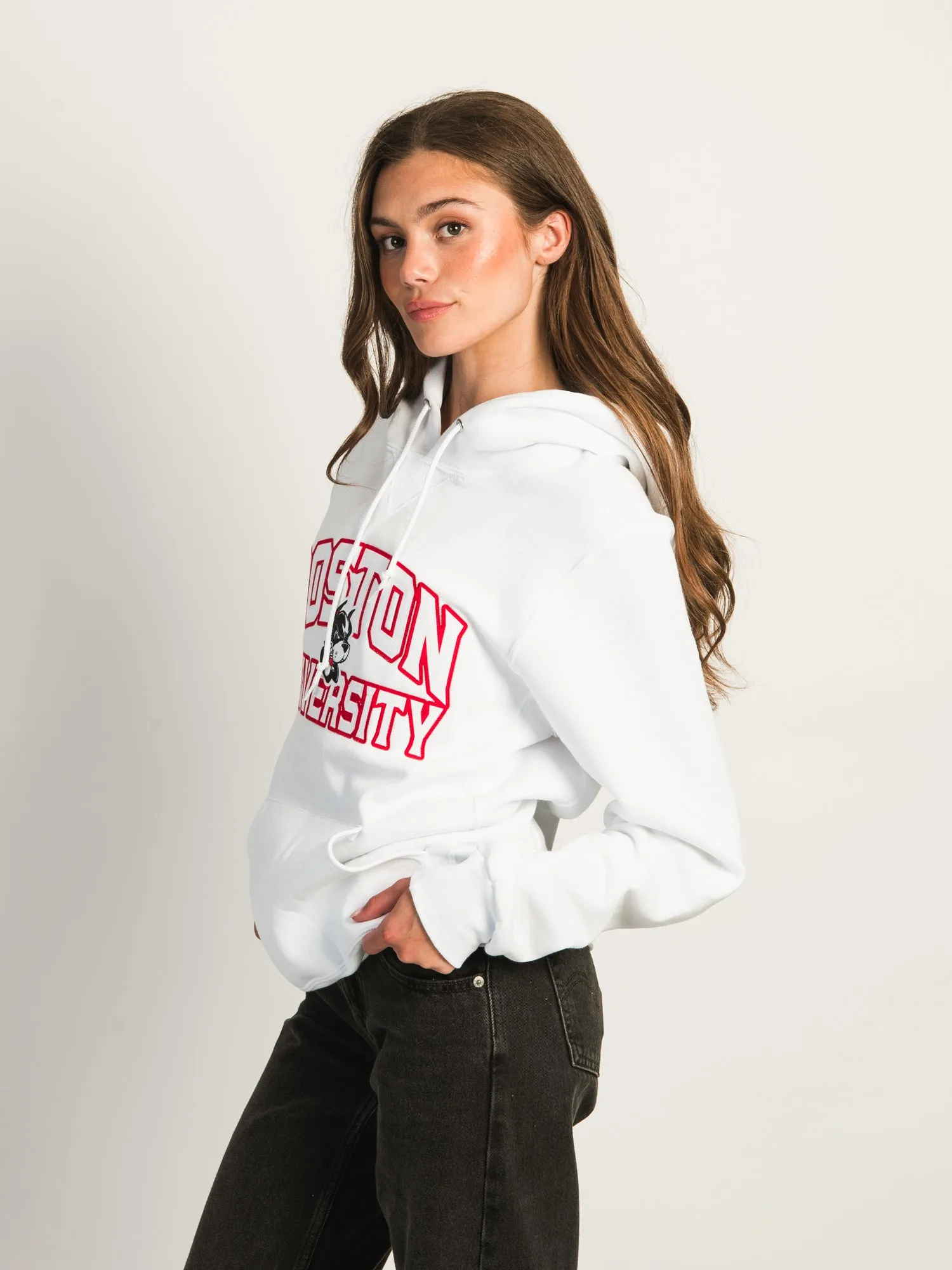 NCAA BOSTON U PULLOVER HOODIE