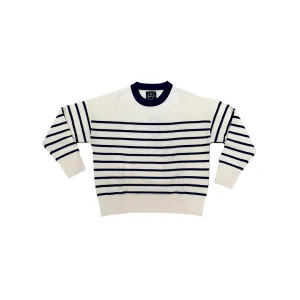 Plush "Provincetown Stripe" Unisex Cashmere Sweater