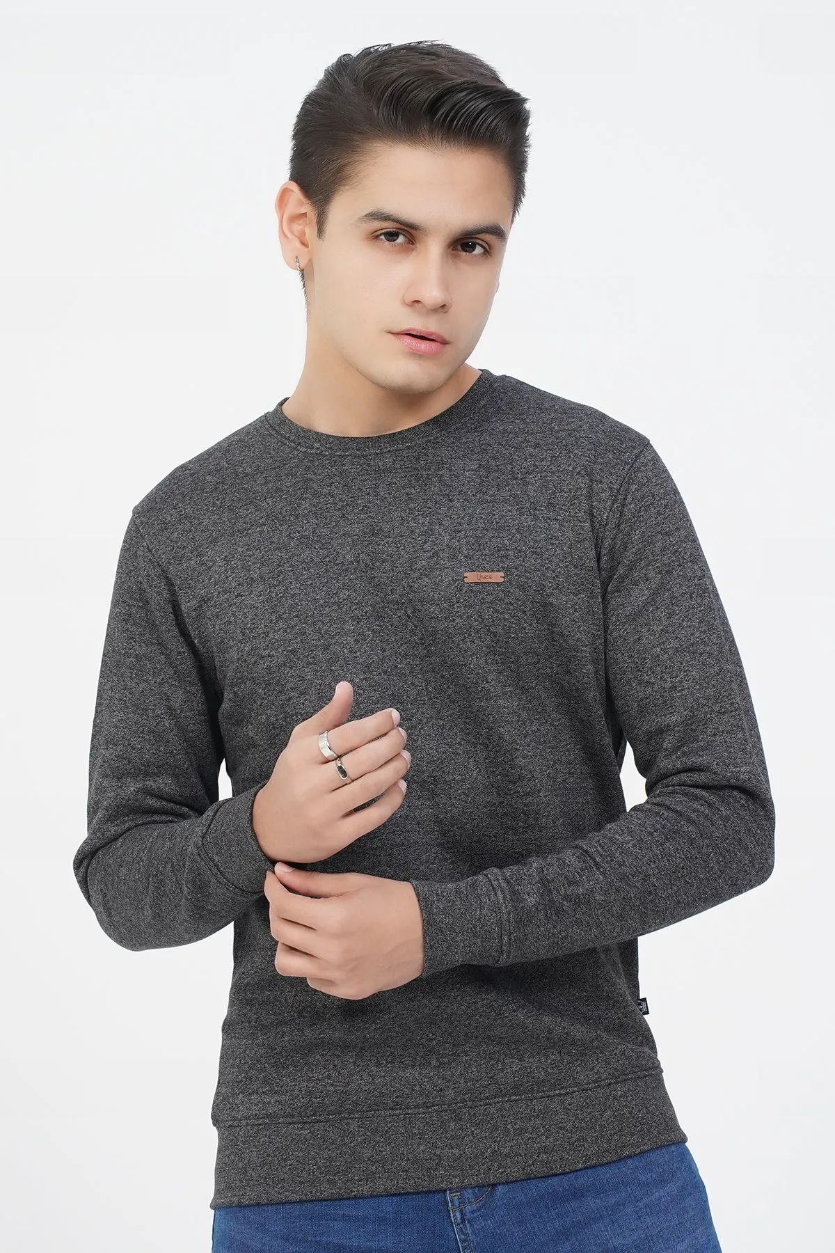 "DENVOR" Crew Neck Long Sleeves Sweatshirt