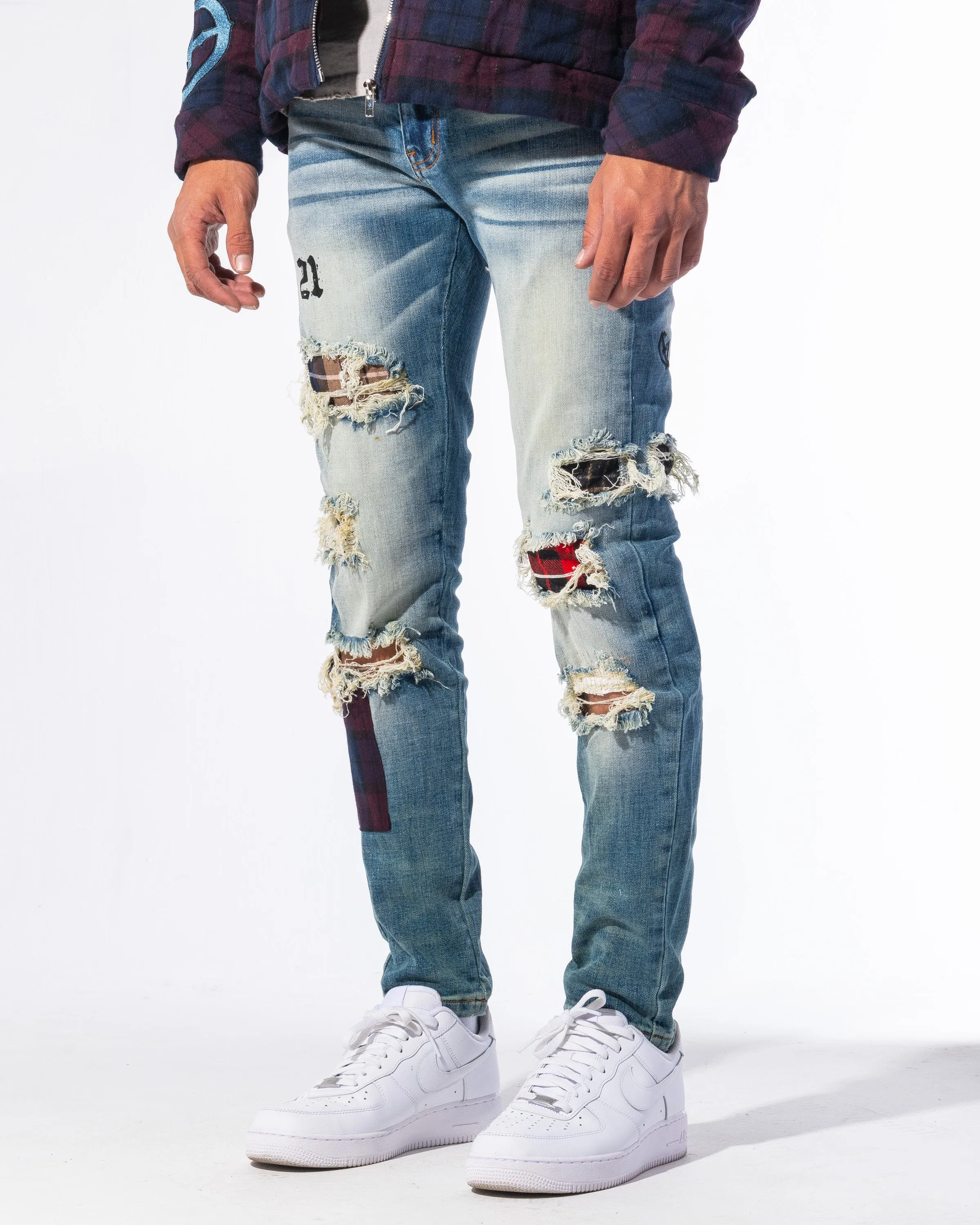 "VANDAL" DENIM (INDIGO WASH)